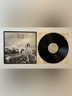 Rush Permanent Waves 1980 LP Mercury SRM-1-4001 US PRC RAYS EX/VG w/ Inner